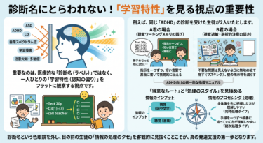 診断名にとらわれない！「学習特性」を見る視点の重要性