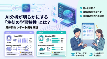AI分析が明らかにする「生徒の学習特性」とは？具体的なレポート例を解説