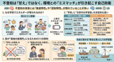 発達特性と不登校の関連性：塾が「居場所」になるために