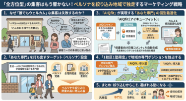 ターゲット設定の見直し：「誰でもウェルカム」から「あなた専門の塾」へ