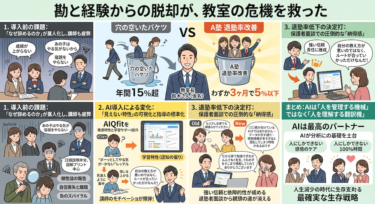 導入事例インタビュー：AI活用で退塾率が劇的に改善したA塾の取り組み