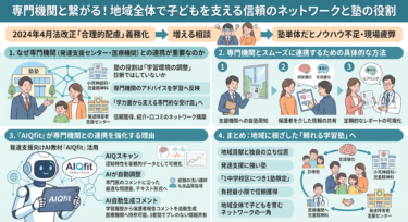 地域の発達支援センターや医療機関との連携の重要性と具体的な方法